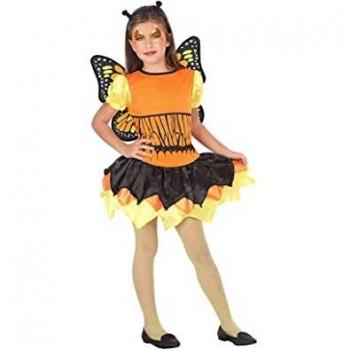 Atosa disfraz mariposa niña infantil naranja 3 a 4 años