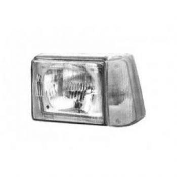 Faro delantero Van Wezel 1708942 para Fiat Panda I (3/5 puertas) - Derecho, Bilux, Amarillo