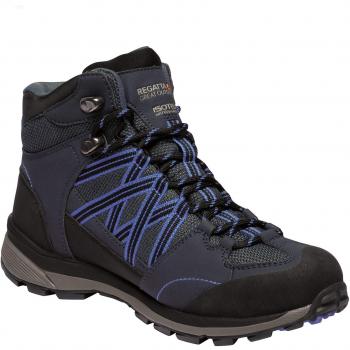 Regatta Ldy Samaris MD II, Botas de Senderismo para Mujer, Azul
