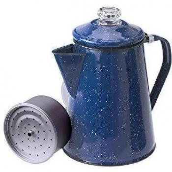 GSI Outdoors 8-Cup Blue Enamel Percolator