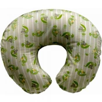 Boppy 79904750 - Funda de algodón para cojín de lactancia con estampado infantil, color verde