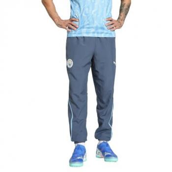 Puma Pantalones Prepartido Manchester City FC, Deportivo, para hombre, modelo 77758122, color azul, talla XXL, tejido de poliéster reciclado y sostenible
