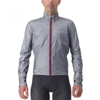 Chaqueta Ciclismo Impermeable Castelli Tempesta Lite Gris GORE-TEX Talla L