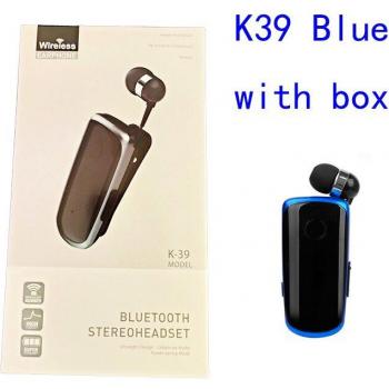 Auriculares Inalámbricos Bluetooth K39 Mini Portátiles con Alerta Vibratoria y Clip, Manos Libres para Teléfono
