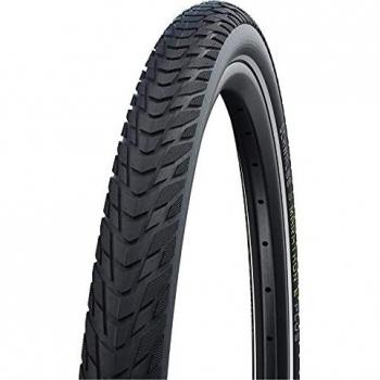 Schwalbe Marathon E-Plus Perf, Smart Dualguard, Twinskin Neumáticos:, Unisex, Negro, 37-622