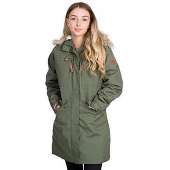 Trespass Chaqueta impermeable para mujer, Mujer, Chaqueta, FAJKRATR0011_BAIXS, albahaca, XS