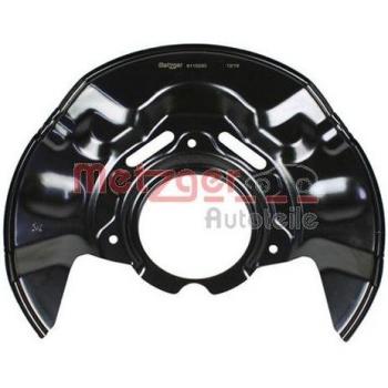 Chapa protectora contra salpicaduras, disco de freno METZGER 6115250