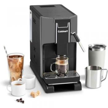 Cafetera Espresso Superautomática Cuisinart EM550E 15 Bares con Molinillo y Espumador Integrado