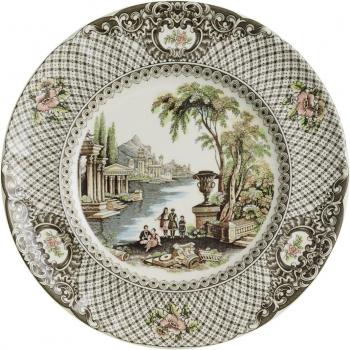 Plato de postre Atenea La Cartuja de Sevilla