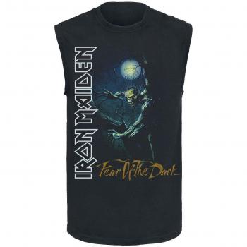 Iron Maiden FOTD Tree Spine Hombre Top Tirante Ancho Negro L 100% algodón Regular