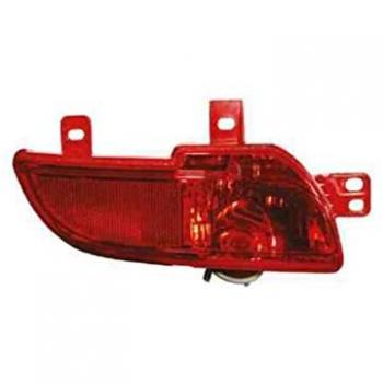 Piloto trasero izquierdo antiniebla para Peugeot 206 Plus (09-), recambio nuevo, sin portalámparas, color rojo