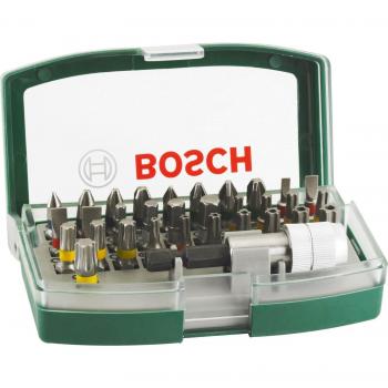 Bosch Professional 2607017063 Set de 32 Piezas para Atornillar con Puntas de Seguridad (incluye puntas Torx Inviolables, adaptador magnético y estuche)