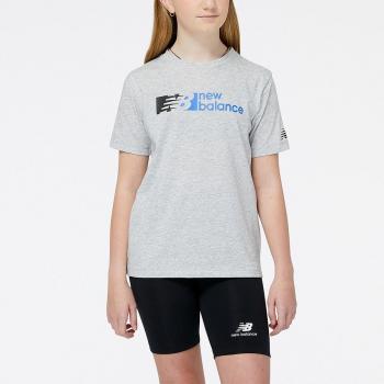 New Balance - Camiseta de niños Heathertech