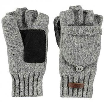 Barts Warm Insulating Boys Wool Gloves - Grey - Size 4