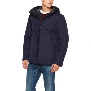 G-STAR RAW Strett Short Chevron Hdd, Anorak para Hombre, Azul