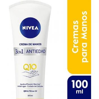Nivea Crema de Manos Antiedad Q10 Plus 3 en 1