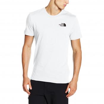 The North Face Men's Simple Dome T-Shirt, White, Size Small