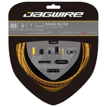 Jagwire Road Elite - Lote de cable de cambios, color oro