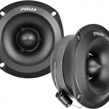 PRV Audio Slim Titanium Bullet Tweeter 4-Ohm 120W Car Audio Speaker