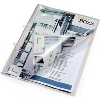 Carpeta archivadora DURABLE, Clasificador de presentación A4, transparente, 223 x 313 mm