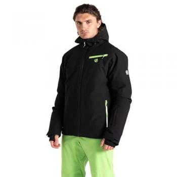Chaqueta de Esquí para Hombre Dare 2b Eagle II Impermeable Negra Verde, Talla XXXL