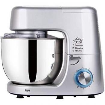 Amasadora Planetaria DCG KM1508 - 1400W, 8 Litros, Acero Inoxidable