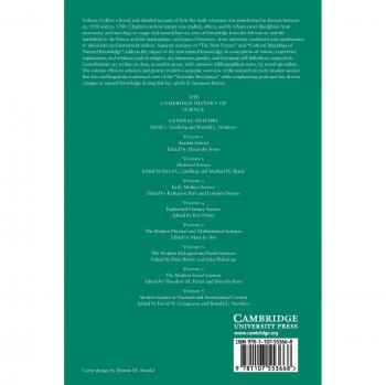 Cambridge History of Science Series: Volume 3 - Early Modern Science