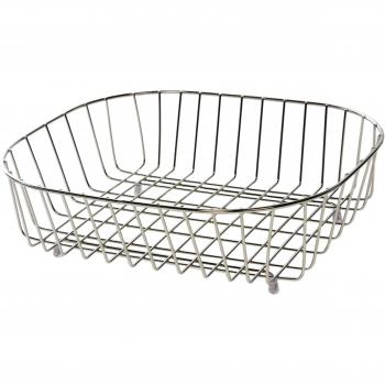 Delfinware ­ Cesta para Fregadero Ovalada de Acero Inoxidable
