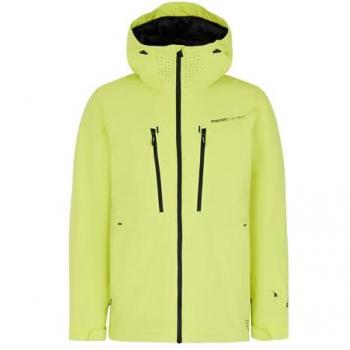 Chaqueta de esquí y snowboard Protest PRTTimothy con capucha, color amarillo claro y negro, talla L