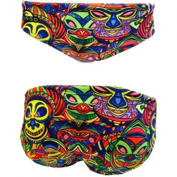 TURBO - Swimsuit WP.Hombre Tribu, Talla XL, Color Verde