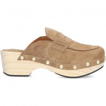 Sandalias de plataforma Alpe para mujer en color marrón