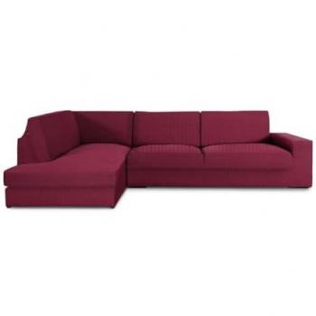 Funda Chaise Longue con respaldo izquierda bielástica Jaz Burdeos 110 x 120 x 500 cm
