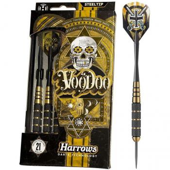 Dardos Harrows Voodoo 23g de Latón con Punta de Acero