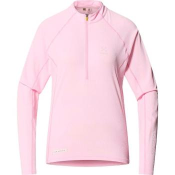 Forro polar Haglöfs L.I.M Tempo Trail Halfzip rosa claro mujer - L