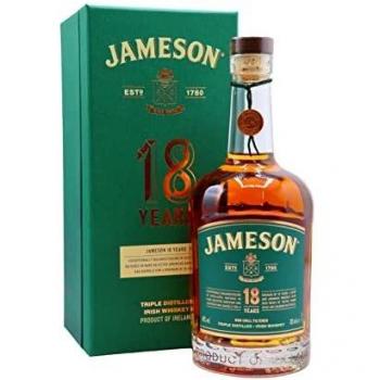 Whiskey Irlandés Jameson 18 Años Triple Destilado 46% 0,7L