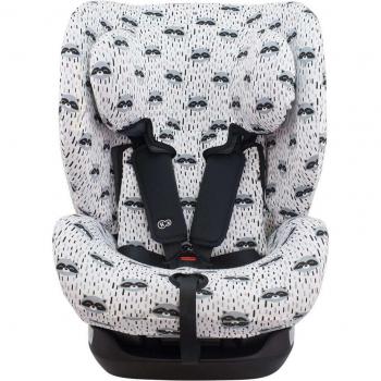 Funda Transpirable Jyoko para Silla de Coche Kinderkraft Myway - Protección Duradera, Compatible con Kinderkraft Myway Jyoko Racoon Town