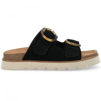Mules con tacón de cuña para mujer No Name Sandy Slap