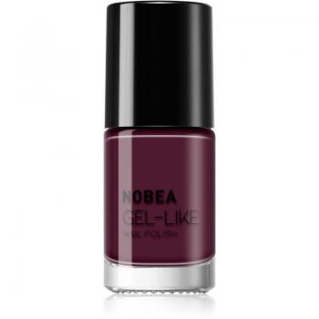 NOBEA Day-to-Day Gel-Like Nail Polish Maroon Red #N46 6 ml