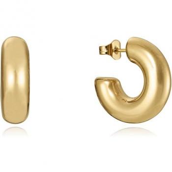 Pendientes Viceroy Air de acero en Ip dorado