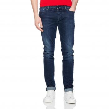 Armani Slim-Fit Blue Denim Jeans for Men, Size W32