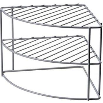 Compactor Estante organizador platos y tazas esquinero, Color blanco, Tamaño 26 x 26 x 21 cm, RAN6969