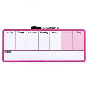 Nobo Quartet 1903977 - Calendario de pared para planificar, color rosa