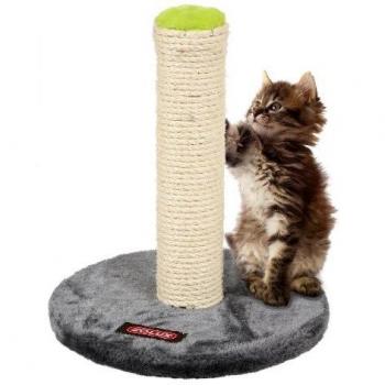 RASCADOR GATO POSTE 32CM GRIS
