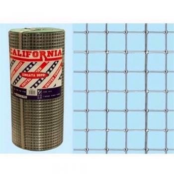 Malla Electrosoldada California 12x12 mm, Ø 0.95, 25 m de longitud, Altura 60 cm
