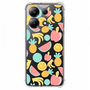 Funda Antigolpes de Silicona para Xiaomi Redmi Note 13 4G Diseño Frutas 02