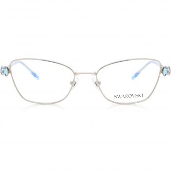 Swarovski SK1006 4020 Women's Eyeglasses Silver Size 55 - Blue Light Block Available