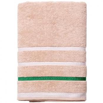 Toalla de Baño Benetton 70x140cm 450GMS 100% Algodón Beige Suave y Absorbente - Alta Calidad