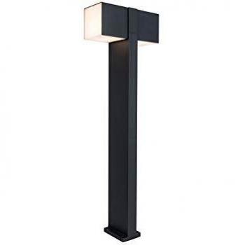 Luz de camino LED Cuba, 2 bombillas, antracita, 3000 K, IP54