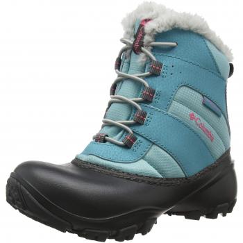 Columbia Youth Rope Tow III Waterproof, Botas de Nieve para Niñas, Azul
