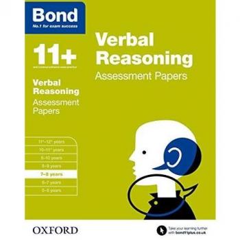 Papers de Evaluación de Razonamiento Verbal Bond 11+: 7-8 Años